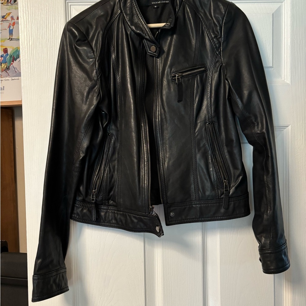 Classic Black Leather Jacket